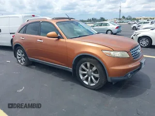 2004 Infiniti FX with VIN JNRBS08W84X402356, listed as a IAAI auction lot 42706374 with 194,005 mi miles and . Bid and sale history available at DreamBid. Image 1.