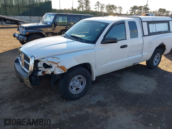 2007 Dodge Dakota ST with VIN 1D7HW22K17S202605, listed as a IAAI auction lot 41322519 with 199,626 mi miles and . Bid and sale history available at DreamBid. Image 2.
