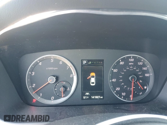 2015 Hyundai Sonata Sport z VIN 5NPE34AB0FH133454, wystawiony jako Copart lot #42343465 z przebiegiem 141 927 mil mil oraz Czysty tytuł • Clean title. Historia ofert i sprzedaży dostępna na DreamBid. Obrazek 9.