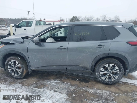 2023 Nissan Rogue SV with VIN 5N1BT3BB1PC908557, listed as a IAAI auction lot 41619749 with 13,419 mi miles. Bid and sale history available at carsss.com. Image 14.