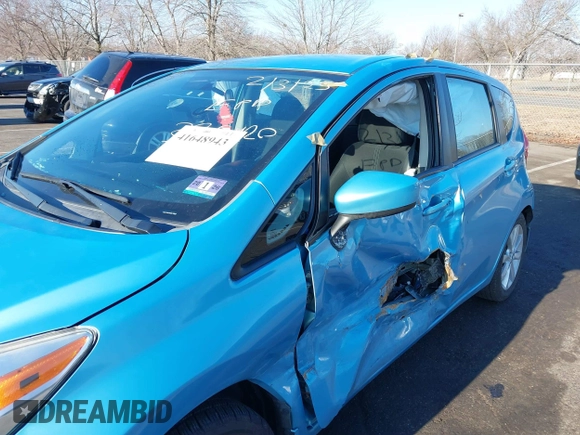 2015 Nissan Note SV with VIN 3N1CE2CP7FL375420, listed as a IAAI auction lot 41648943 with 84,974 mi miles and . Bid and sale history available at DreamBid. Image 6.