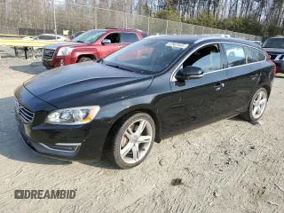 2016 Volvo V60 T5 Premier with VIN YV1612SK3G1307257, listed as a Copart auction lot 47807545 with 127,486 mi miles and Clean Title. Bid and sale history available at carsss.com. Image 1.
