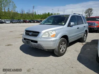 2004 Honda Pilot EX with VIN 2HKYF18664H591301, listed as a Copart auction lot 47966744 with 227,470 mi miles and Salvage Title. Bid and sale history available at carsss.com. Image 1.