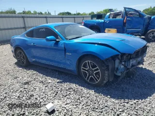 2021 Ford Mustang GT with VIN 1FA6P8CF2M5128677, listed as a Copart auction lot 57793995 with 68,095 mi miles and Salvage title. Bid and sale history available at DreamBid. Image 4.