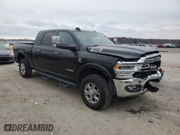 2019 Ram 2500 Laramie with VIN 3C6UR5NL8KG685586, listed as a Copart auction lot 82000234 with 66,187 mi miles and Salvage Title. Bid and sale history available at carsss.com. Image 4.