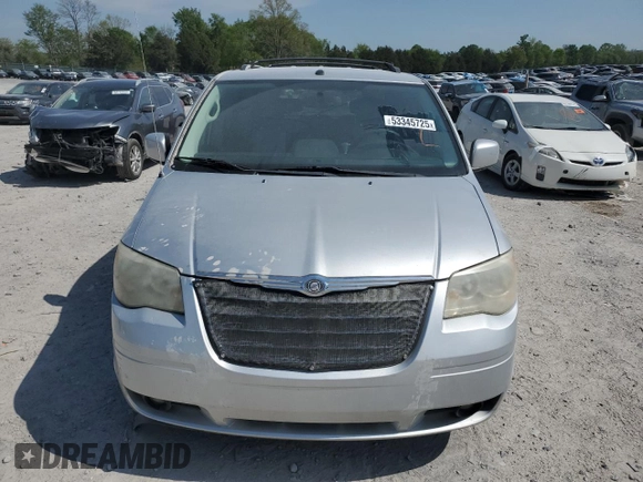 2010 Chrysler Town & Country Touring Plus with VIN 2A4RR8DX3AR352140, listed as a Copart auction lot 53345725 with 89,278 mi miles and Salvage Title. Bid and sale history available at DreamBid. Image 5.