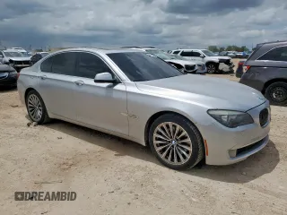 2012 BMW 7 Series 740i with VIN WBAKA4C5XCC613599, listed as a Copart auction lot 62951835 with 102,534 mi miles and Clean title. Bid and sale history available at DreamBid. Image 4.