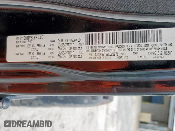 2008 Jeep Wrangler Unlimited Rubicon z VIN 1J4GA69128L529271, wystawiony jako Copart lot #58939945 z przebiegiem 94 503 mil mil oraz Szkoda całkowita • Salvage title. Historia ofert i sprzedaży dostępna na DreamBid. Obrazek 12.