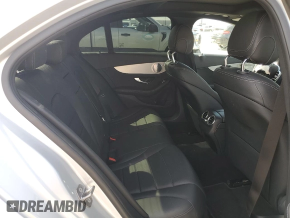 2021 Mercedes-Benz C 300 with VIN W1KWF8DB9MR605631, listed as a Copart auction lot 46062995 with 23,165 mi miles and Salvage Title. Bid and sale history available at carsss.com. Image 10.