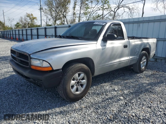 2003 Dodge Dakota with VIN 1D7FL16X23S122093, listed as a Copart auction lot 87394974 with 264,510 mi miles and Salvage Title. Bid and sale history available at carsss.com. Image 1.