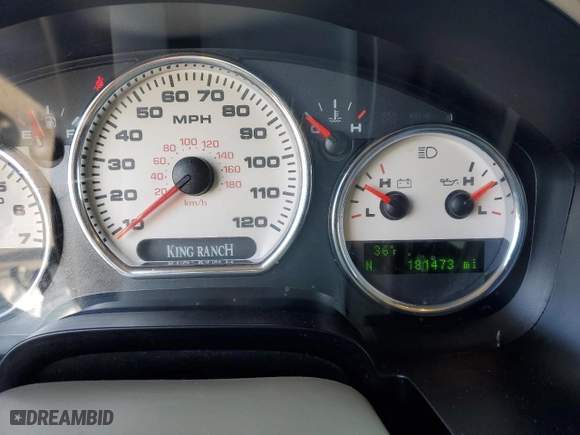 2008 Ford F-150 XLT with VIN 1FTPW14V28KB71888, listed as a Copart auction lot 84001354 with 181,473 mi miles and Clean Title. Bid and sale history available at carsss.com. Image 9.