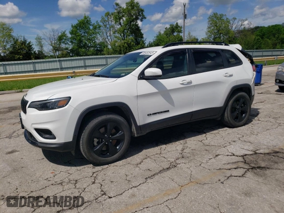2021 Jeep Cherokee Latitude Plus z VIN 1C4PJMLB2MD205415, wystawiony jako Copart lot #55492645 z przebiegiem 62 958 mil mil oraz Szkoda całkowita • Salvage title. Historia ofert i sprzedaży dostępna na DreamBid. Obrazek 1.