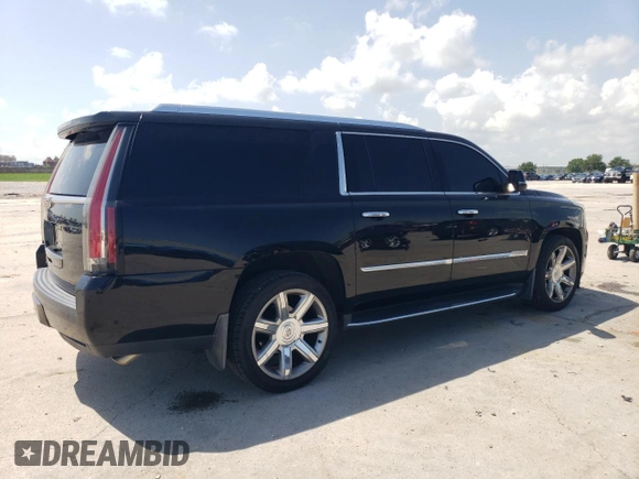 2017 Cadillac Escalade ESV Luxury z VIN 1GYS4HKJ3HR268978, wystawiony jako Copart lot #61945605 z przebiegiem 120 777 mil mil oraz Czysty tytuł • Clean title. Historia ofert i sprzedaży dostępna na DreamBid. Obrazek 3.