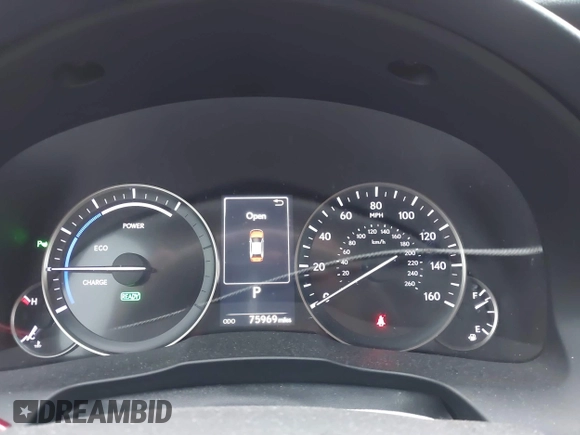 2018 Lexus ES with VIN JTHBW1GG7J2193963, listed as a IAAI auction lot 41894318 with 75,969 mi miles. Bid and sale history available at carsss.com. Image 7.