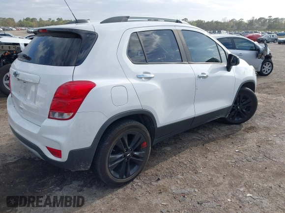 2018 Chevrolet Trax LT with VIN 3GNCJLSB3JL415495, listed as a IAAI auction lot 41734509 with 66,814 mi miles and . Bid and sale history available at carsss.com. Image 4.