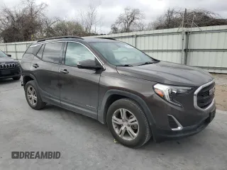 2019 GMC Terrain SLE with VIN 3GKALMEV3KL169575, listed as a Copart auction lot 47044915 with 27,215 mi miles and Salvage Title. Bid and sale history available at carsss.com. Image 4.