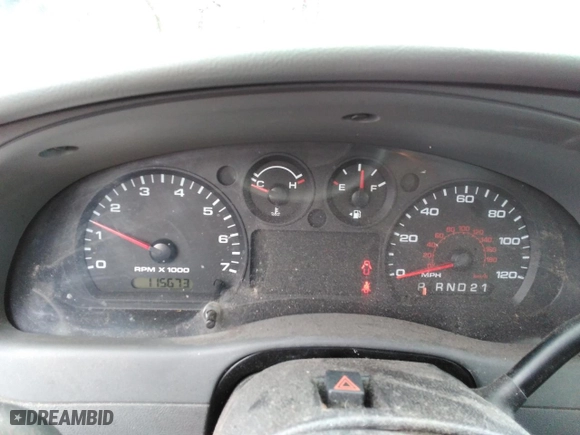 2008 Ford Ranger XL with VIN 1FTYR10U08PB13595, listed as a Copart auction lot 43436505 with 115,673 mi miles and Salvage Title. Bid and sale history available at carsss.com. Image 9.