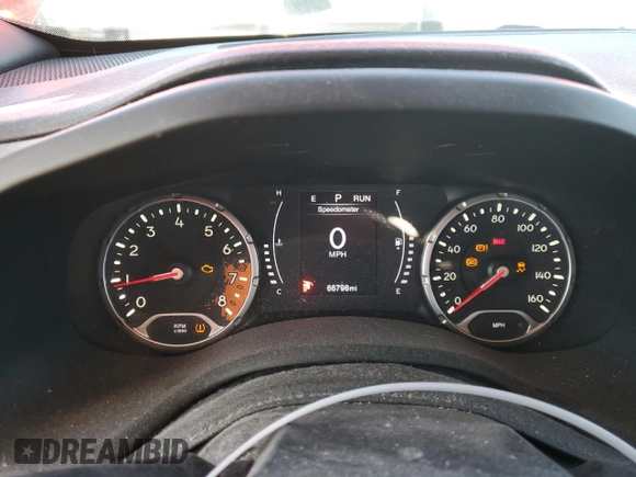 2018 Jeep Renegade Altitude with VIN ZACCJABBXJPJ55128, listed as a Copart auction lot 46362905 with 66,798 mi miles and Clean Title. Bid and sale history available at DreamBid. Image 9.