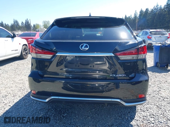 2022 Lexus RX 450h with VIN 2T2JGMDA4NC076274, listed as a IAAI auction lot 42075301 with 32,410 mi miles and . Bid and sale history available at DreamBid. Image 16.