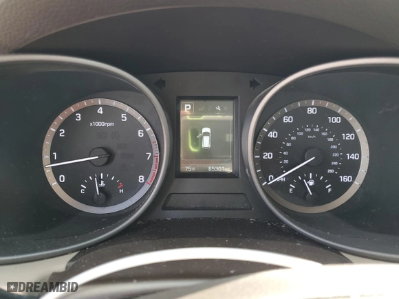 2017 Hyundai Santa Fe Sport 2.4L with VIN 5NMZU3LB9HH011861, listed as a Copart auction lot 52316105 with 85,301 mi miles and Salvage Title. Bid and sale history available at carsss.com. Image 9.