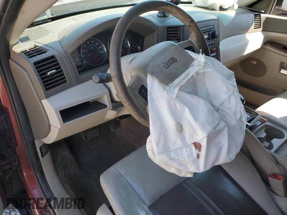 2007 Jeep Grand Cherokee Limited with VIN 1J8HR58277C524985, listed as a Copart auction lot 53262725 with Not provided miles and Clean title. Bid and sale history available at DreamBid. Image 8.
