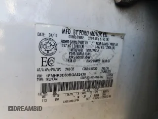 2011 Ford Explorer XLT с VIN 1FMHK8D80BGA52438, выставлен на аукционе Copart как лот 59266025 с пробегом 220 807 миль миль и Чистый • Clean title. История ставок и продаж доступна на DreamBid. Изображение 13.