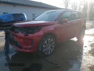 2020 Land Rover Discovery Sport SE R-Dynamic with VIN SALCL2FX8LH847724, listed as a Copart auction lot 80122874 with 37,438 mi miles and Salvage Title. Bid and sale history available at carsss.com. Image 1.