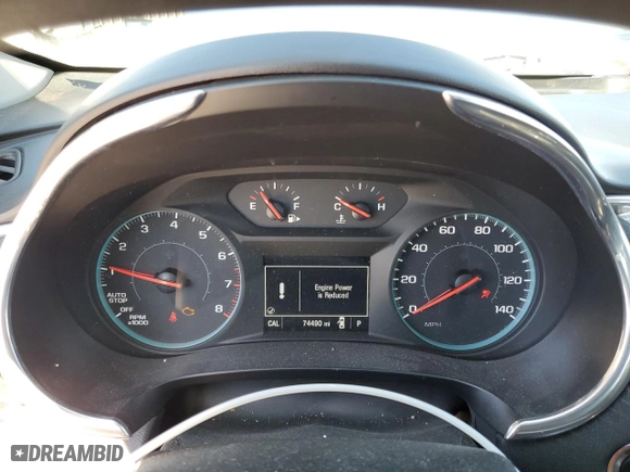 2021 Chevrolet Malibu LT with VIN 1G1ZD5ST5MF060917, listed as a Copart auction lot 47898485 with 74,490 mi miles and Salvage Title. Bid and sale history available at carsss.com. Image 9.