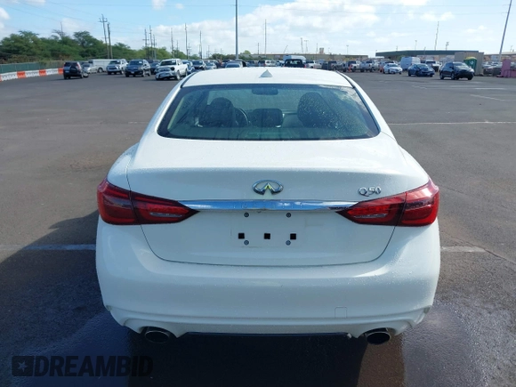 2020 Infiniti Q50 Luxe with VIN JN1EV7AP4LM206367, listed as a IAAI auction lot 41069262 with 54,245 mi miles and . Bid and sale history available at DreamBid. Image 16.