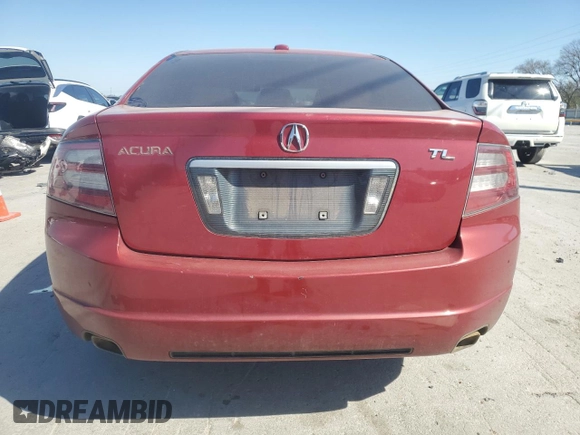 2007 Acura TL with VIN 19UUA662X7A029246, listed as a Copart auction lot 50139175 with 166,426 mi miles and Salvage Title. Bid and sale history available at carsss.com. Image 6.