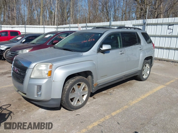 2010 GMC Terrain SLE-2 with VIN 2CTFLDEY9A6286838, listed as a IAAI auction lot 41814731 with 185,634 mi miles. Bid and sale history available at carsss.com. Image 2.