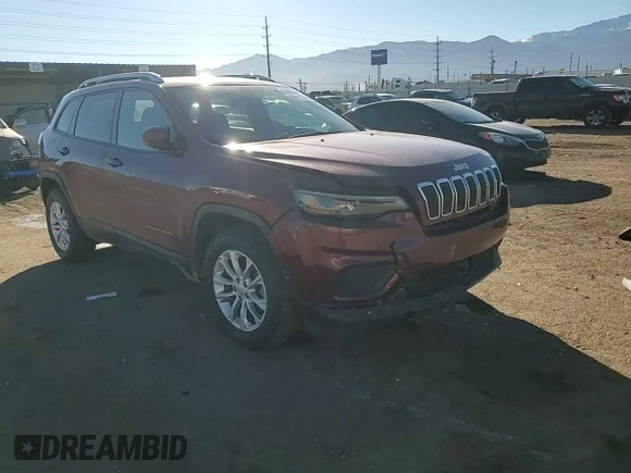 2021 Jeep Cherokee Latitude with VIN 1C4PJMCB3MD183344, listed as a Copart auction lot 88596035 with 28,201 mi miles and Salvage title. Bid and sale history available at DreamBid. Image 12.