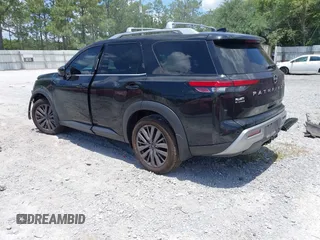 2023 Nissan Pathfinder SL with VIN 5N1DR3CD2PC212118, listed as a IAAI auction lot 42345666 with 78,023 mi miles and . Bid and sale history available at DreamBid. Image 3.