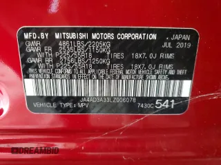 2020 Mitsubishi Outlander SE z VIN JA4AD3A33LZ006078, wystawiony jako Copart lot #55786005 z przebiegiem 68 115 mil mil oraz Czysty tytuł • Clean title. Historia ofert i sprzedaży dostępna na DreamBid. Obrazek 14.