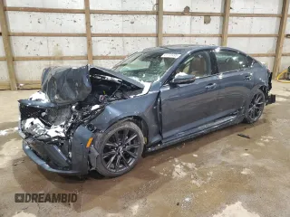 2025 Cadillac CT5 Sport with VIN 1G6DU5RK9S0113510, listed as a Copart auction lot 41773495 with 1,019 mi miles and Salvage Title. Bid and sale history available at DreamBid. Image 1.