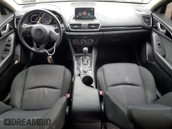 2016 Mazda 3 i Sport with VIN JM1BM1T7XG1341292, listed as a Copart auction lot 52744885 with 112,195 mi miles and Salvage Title. Bid and sale history available at DreamBid. Image 8.