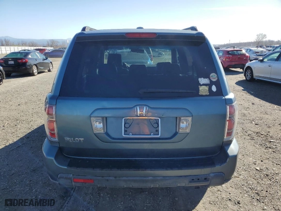 2006 Honda Pilot EX-L with VIN 5FNYF28556B052361, listed as a Copart auction lot 46302235 with 272,628 mi miles and Clean Title. Bid and sale history available at carsss.com. Image 6.