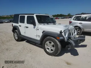 2019 Jeep Wrangler Unlimited Sport S z VIN 1C4HJXDNXKW521919, wystawiony jako Copart lot #57626355 z przebiegiem 48 202 mil mil oraz Szkoda całkowita • Salvage title. Historia ofert i sprzedaży dostępna na DreamBid. Obrazek 4.