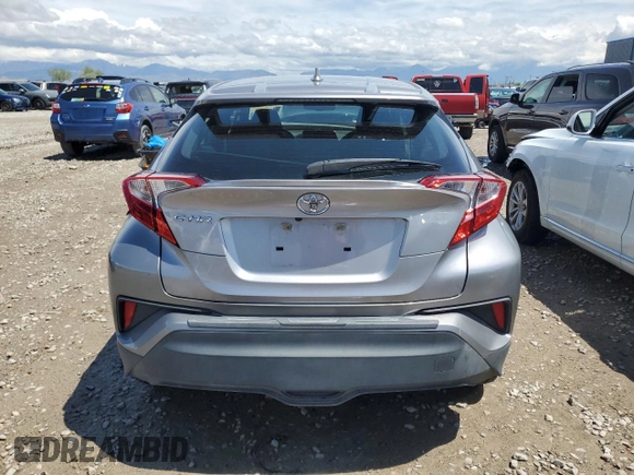 2018 Toyota C-HR XLE with VIN JTNKHMBX4J1003588, listed as a Copart auction lot 56021405 with 34,416 mi miles and Salvage title. Bid and sale history available at DreamBid. Image 6.