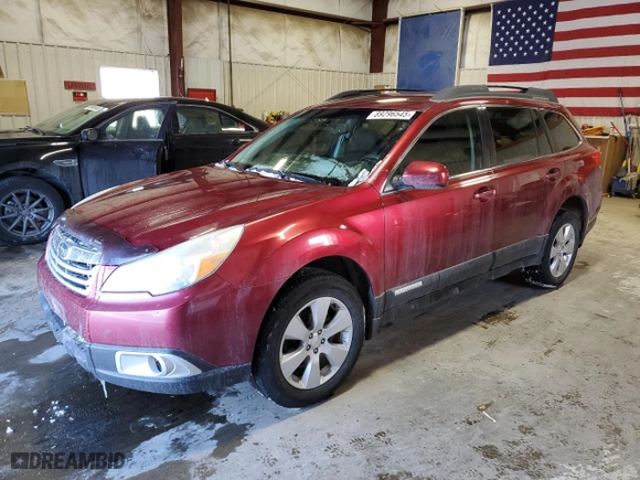 2012 Subaru Outback 2.5i with VIN 4S4BRCAC3C3243700, listed as a Copart auction lot 89296545 with 178,844 mi miles and Salvage Title. Bid and sale history available at carsss.com. Image 1.