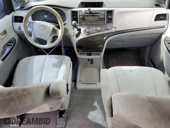 2011 Toyota Sienna with VIN 5TDZK3DC6BS032409, listed as a Copart auction lot 50069725 with 231,085 mi miles and Salvage Title. Bid and sale history available at carsss.com. Image 8.