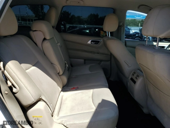 2017 Nissan Pathfinder SV with VIN 5N1DR2MN5HC633379, listed as a Copart auction lot 48218465 with 96,826 mi miles and Salvage Title. Bid and sale history available at carsss.com. Image 11.