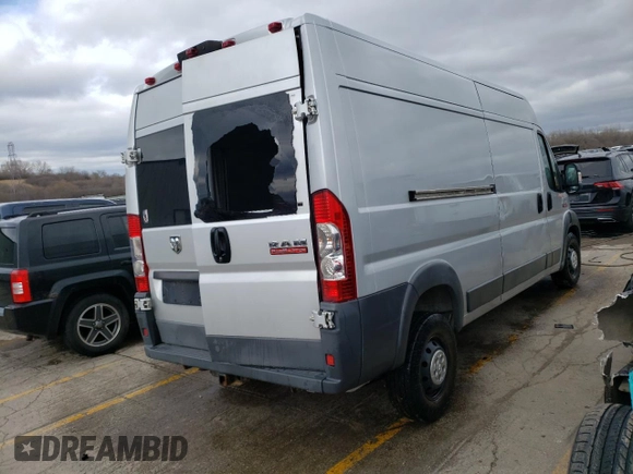 2015 Ram ProMaster Cargo with VIN 3C6TRVDG0FE512890, listed as a Copart auction lot 46890874 with 147,963 mi miles and Salvage Title. Bid and sale history available at DreamBid. Image 3.