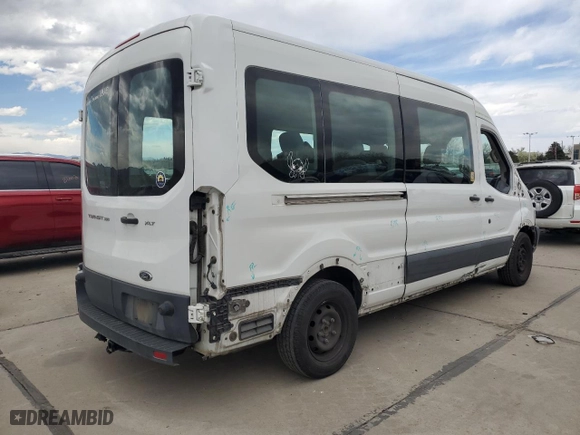 2015 Ford Transit Wagon XL with VIN 1FBAX2CM9FKA64565, listed as a Copart auction lot 52207435 with 186,751 mi miles and Salvage Title. Bid and sale history available at carsss.com. Image 3.