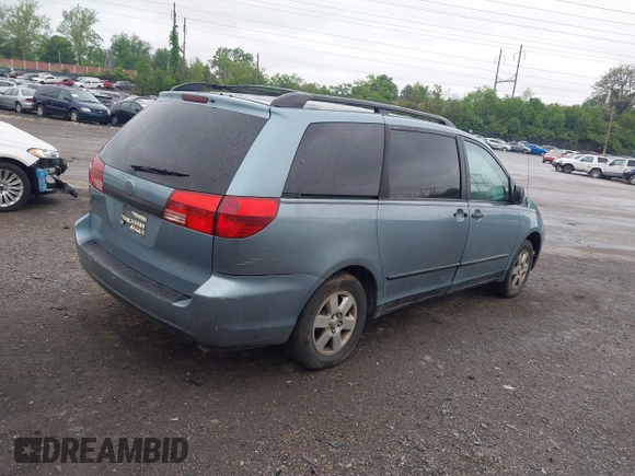 2005 Toyota Sienna CE with VIN 5TDZA23C25S248714, listed as a IAAI auction lot 42221277 with 318,125 mi miles and . Bid and sale history available at DreamBid. Image 4.