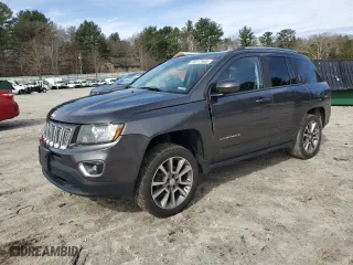 2016 Jeep Compass High Altitude Edition with VIN 1C4NJDEB8GD724218, listed as a Copart auction lot 49117955 with 121,454 mi miles and Salvage Title. Bid and sale history available at carsss.com. Image 1.