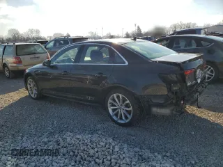 2019 Audi A4 Premium Plus with VIN WAUENAF42KA073971, listed as a Copart auction lot 89149745 with 53,863 mi miles and Salvage Title. Bid and sale history available at carsss.com. Image 2.