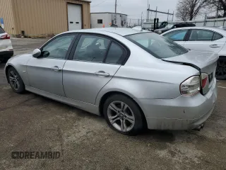 2008 BMW 3 Series 328xi with VIN WBAVC73558KX91250, listed as a Copart auction lot 46519575 with 178,305 mi miles and Salvage Title. Bid and sale history available at carsss.com. Image 2.
