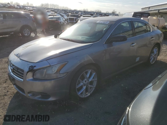 2009 Nissan Maxima SV with VIN 1N4AA51E79C842795, listed as a Copart auction lot 46104835 with 194,910 mi miles and Salvage Title. Bid and sale history available at DreamBid. Image 1.