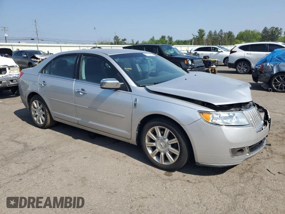 2011 Lincoln MKZ with VIN 3LNHL2GC6BR752841, listed as a Copart auction lot 59724605 with 139,321 mi miles and Salvage title. Bid and sale history available at DreamBid. Image 4.